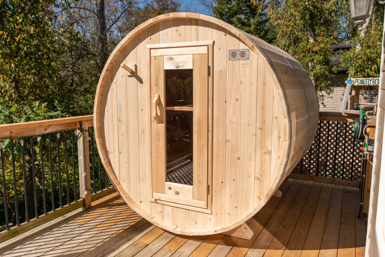 LeisureCraft CT Harmony Outdoor Sauna exterior