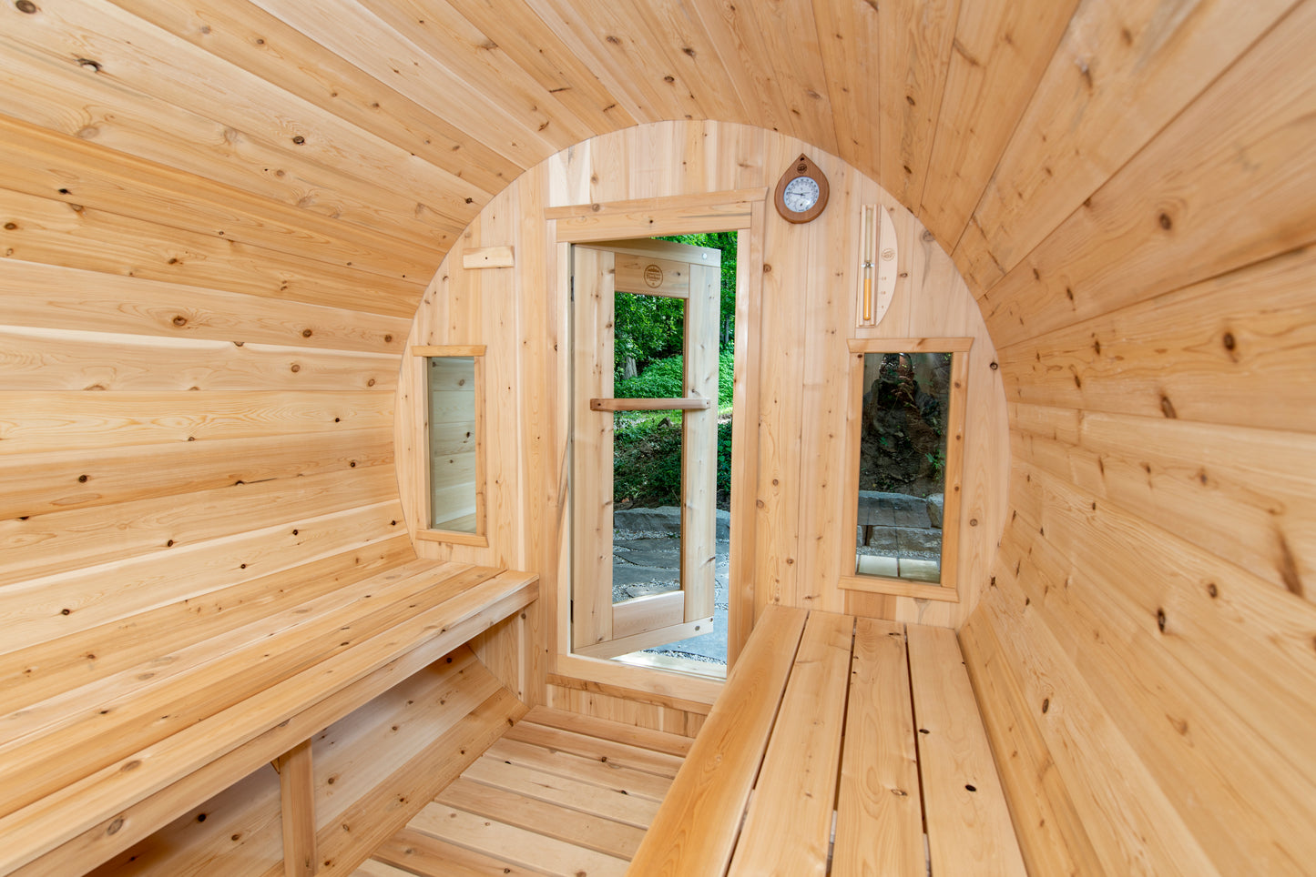 LeisureCraft CT Tranquility Barrel Sauna