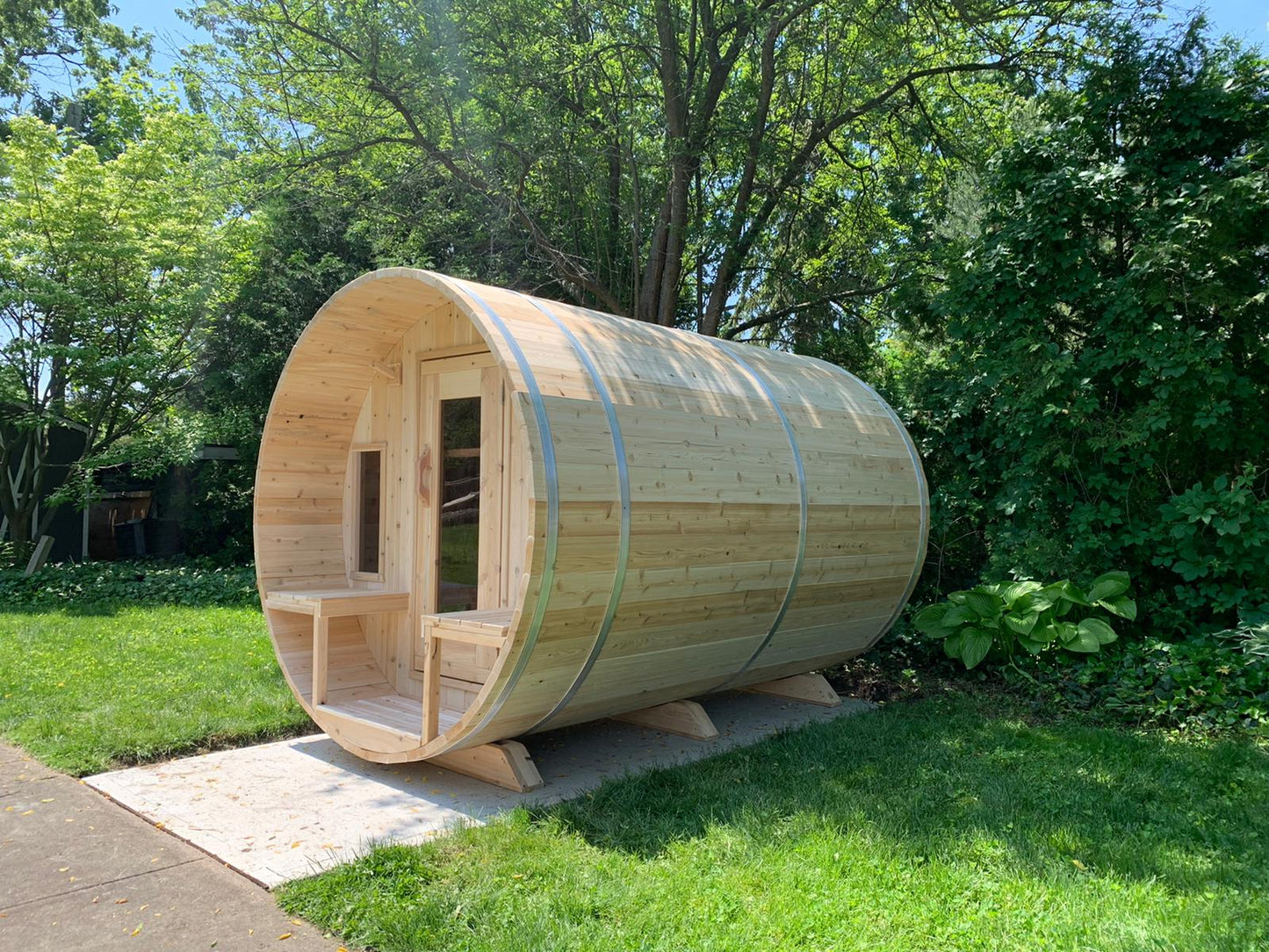 LeisureCraft CT Tranquility Barrel Sauna