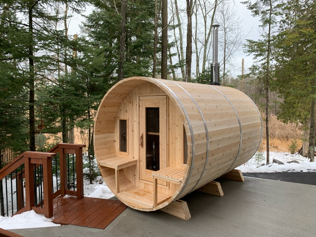LeisureCraft CT Tranquility Barrel Sauna