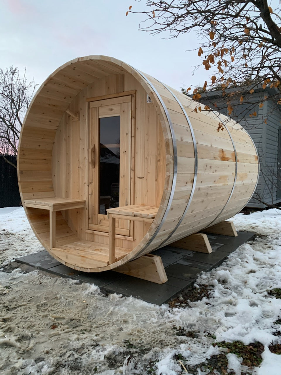 LeisureCraft CT Tranquility Barrel Sauna