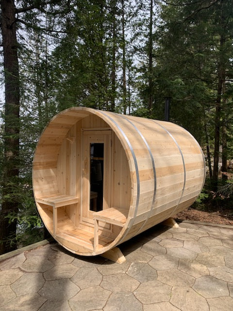 LeisureCraft CT Serenity Outdoor Sauna exterior