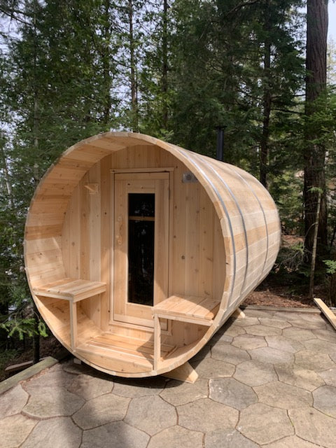 LeisureCraft CT Serenity Outdoor Sauna exterior
