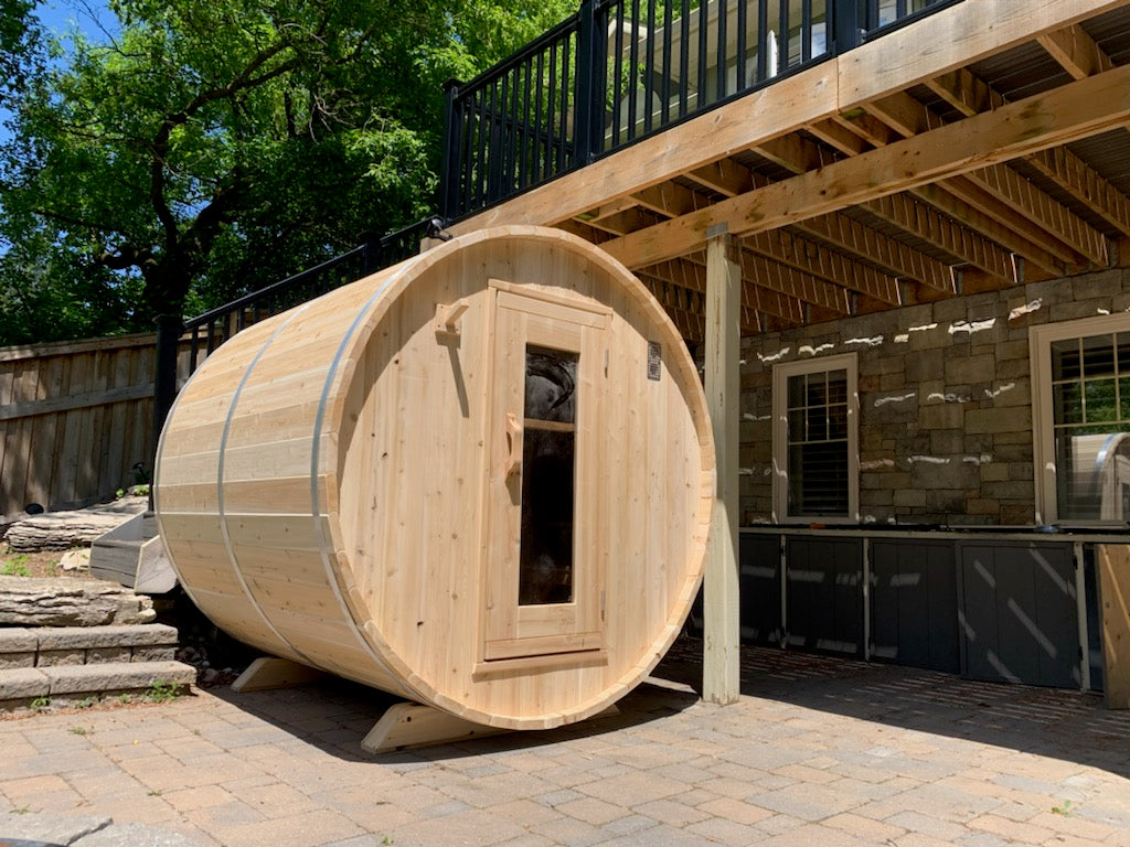 LeisureCraft CT Harmony Outdoor Sauna exterior