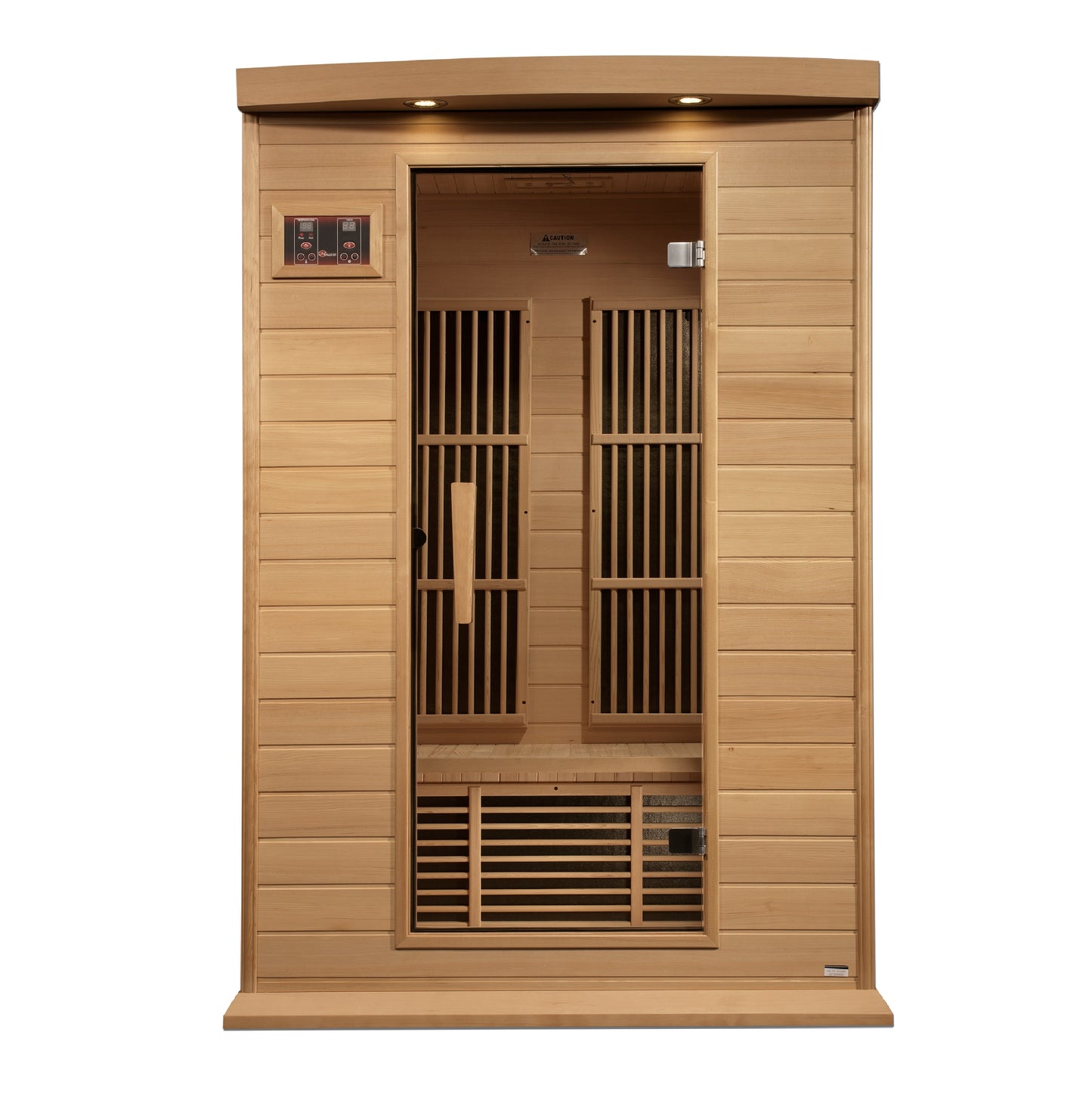 Maxxus 2-Person Near Zero EMF (Under 3MG) FAR Infrared Sauna (Hemlock)