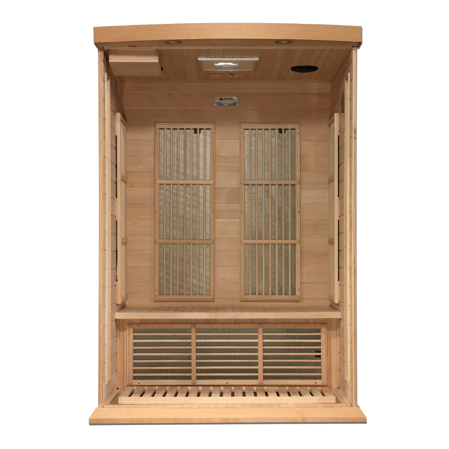 Maxxus 2-Person Near Zero EMF (Under 3MG) FAR Infrared Sauna (Hemlock)