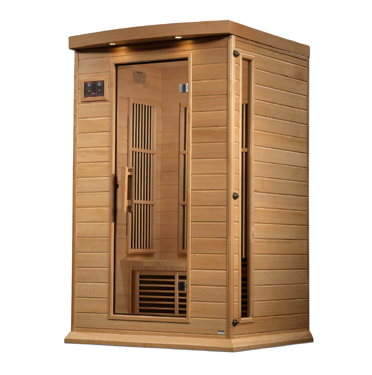 Maxxus 2-Person Near Zero EMF (Under 3MG) FAR Infrared Sauna (Hemlock)
