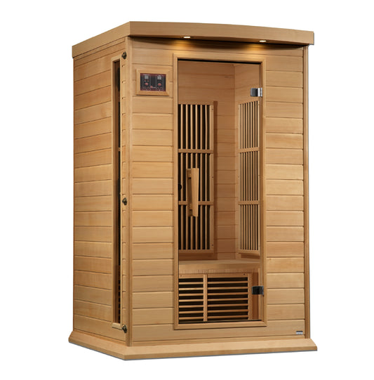 Maxxus 2-Person Near Zero EMF (Under 3MG) FAR Infrared Sauna (Hemlock)