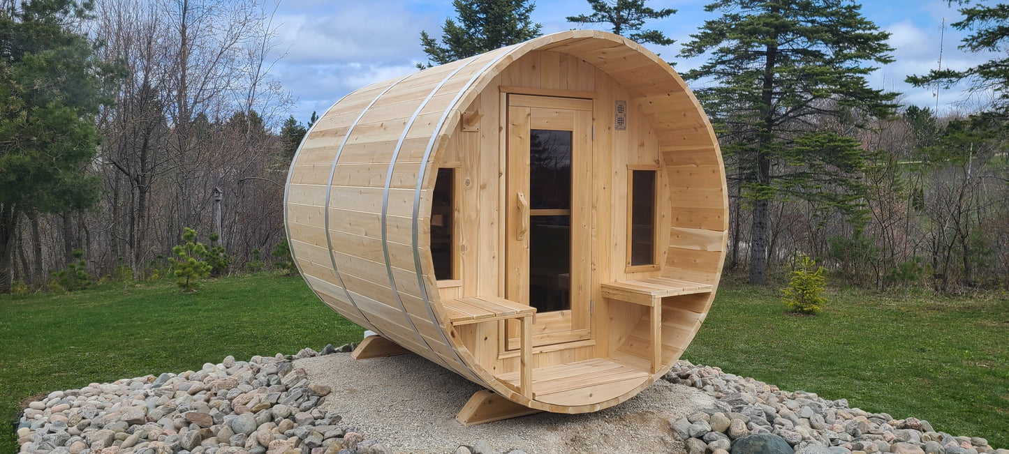 LeisureCraft CT Tranquility Barrel Sauna